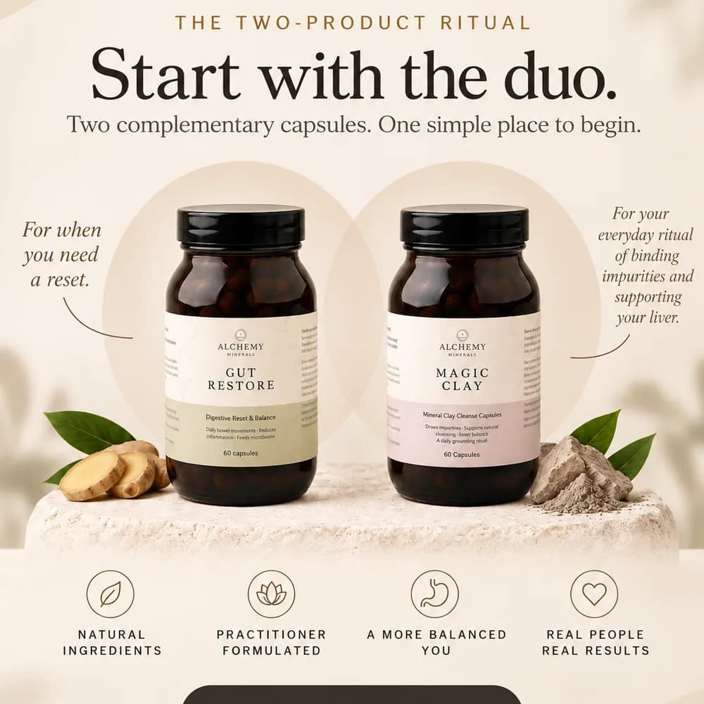 Gut Reset Duo - Gut Restore + Magic Clay by Alchemy Minerals